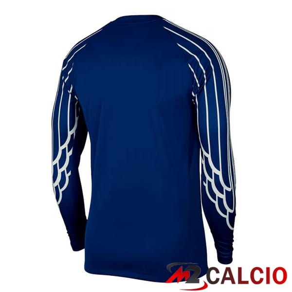 Maglie Calcio Paris PSG Quarto Manica Lunga Blu Reale 2024/2025