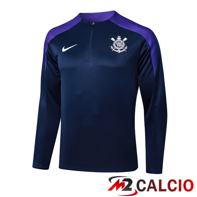 Maglie Calcio Personalizzate,Tute Calcio Squadre,Maglia Nazionale Italiana Calcio | Felpa Allenamento Corinthians Blu Reale 2025/2026