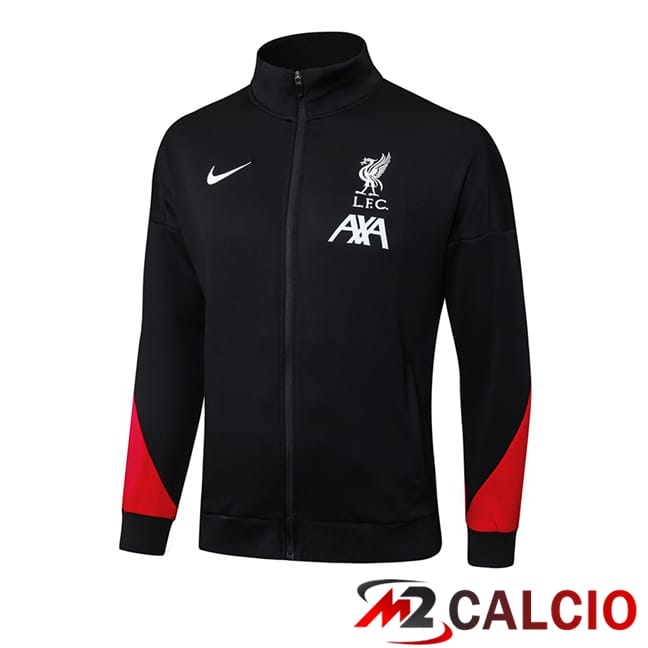 Maglie Calcio Personalizzate,Tute Calcio Squadre,Maglia Nazionale Italiana Calcio | Giacca Calcio FC Liverpool Nero 2025/2026