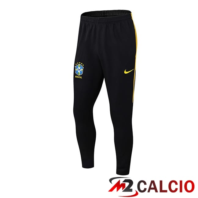 Maglie Calcio Personalizzate,Tute Calcio Squadre,Maglia Nazionale Italiana Calcio | Pantaloni Da Allenamento Brasile Nero 2025/2026