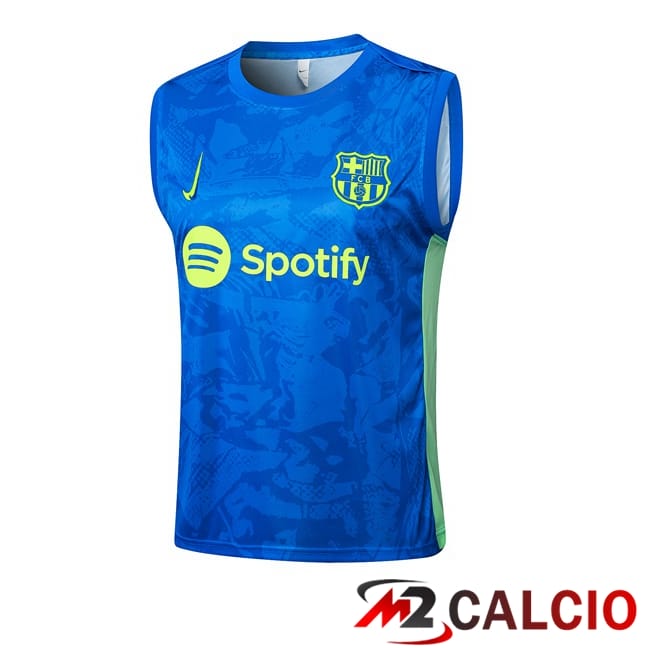 Maglie Calcio Personalizzate,Tute Calcio Squadre,Maglia Nazionale Italiana Calcio | Canotta Allenamento FC Barcellona Blu 2025/2026