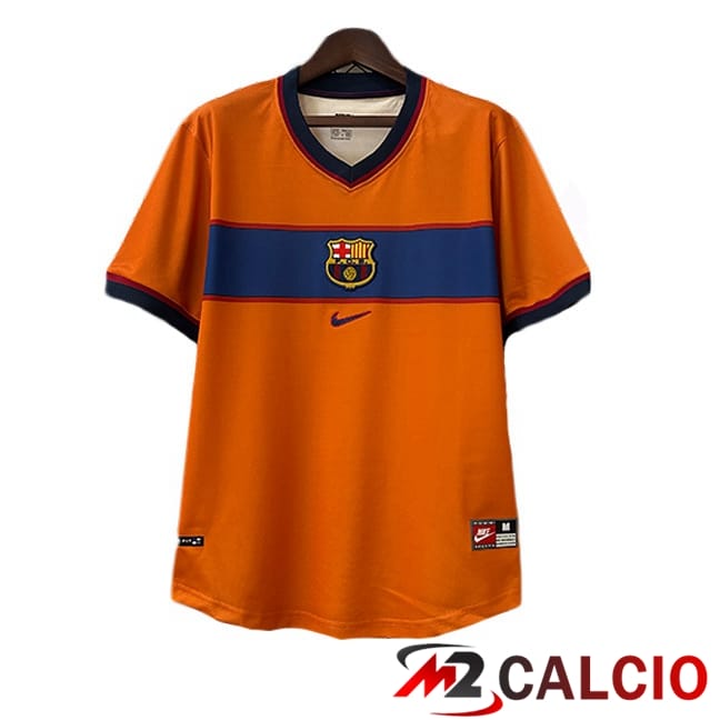 Maglie Calcio Personalizzate,Tute Calcio Squadre,Maglia Nazionale Italiana Calcio | Maglie Calcio FC Barcellona Retro Terza Giallo 1998-1999