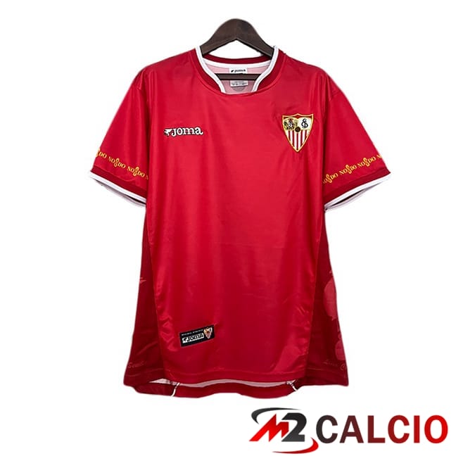 Maglie Calcio Personalizzate,Tute Calcio Squadre,Maglia Nazionale Italiana Calcio | Maglie Calcio Sevilla FC Retro Seconda Rosso 2003-2004