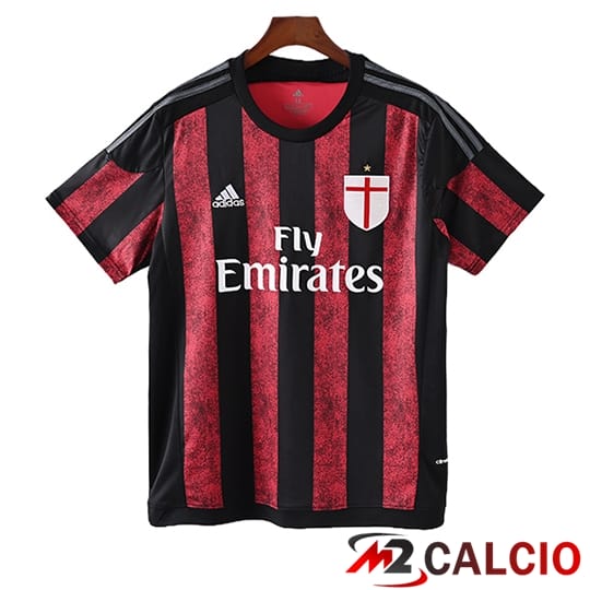 Maglie Calcio Personalizzate,Tute Calcio Squadre,Maglia Nazionale Italiana Calcio | Maglie Calcio AC Milan Retro Prima 2015/2016