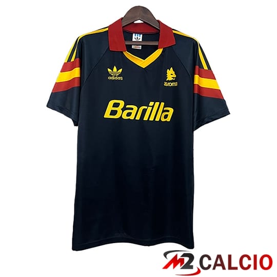 Maglie Calcio Personalizzate,Tute Calcio Squadre,Maglia Nazionale Italiana Calcio | Maglie Calcio As Roma Retro Terza 1991/1992