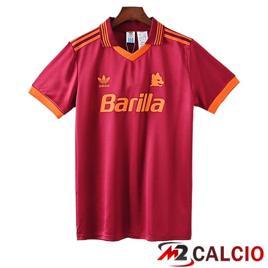 Maglie Calcio Personalizzate,Tute Calcio Squadre,Maglia Nazionale Italiana Calcio | Maglie Calcio As Roma Retro Prima 1992/1994