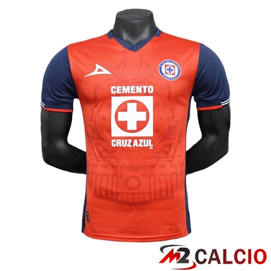 Maglie Calcio Personalizzate,Tute Calcio Squadre,Maglia Nazionale Italiana Calcio | Maglie Calcio Cruz Azul Special Edition Rosso 2025/2026