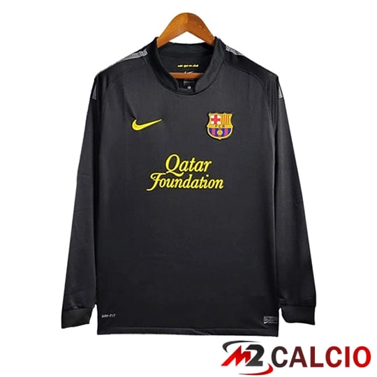 Maglie Calcio Personalizzate,Tute Calcio Squadre,Maglia Nazionale Italiana Calcio | Maglie Calcio FC Barcellona Retro Seconda Manica Lunga 2011/2012