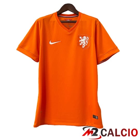 Maglie Calcio Personalizzate,Tute Calcio Squadre,Maglia Nazionale Italiana Calcio | Maglie Calcio Paesi Bassi Retro Prima 2014