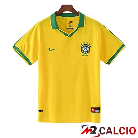 Maglie Calcio Personalizzate,Tute Calcio Squadre,Maglia Nazionale Italiana Calcio | Maglie Calcio Brasile Retro Prima 1997