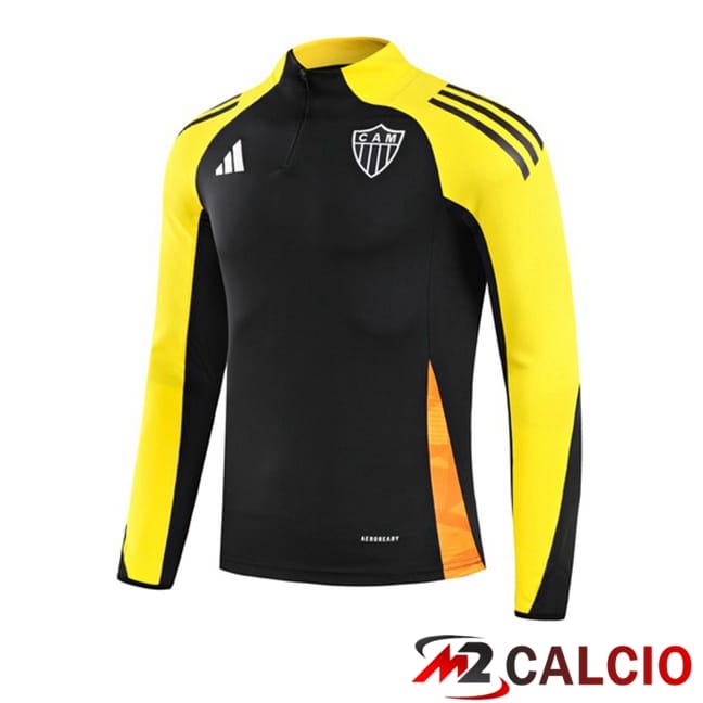 Maglie Calcio Personalizzate,Tute Calcio Squadre,Maglia Nazionale Italiana Calcio | Felpa Allenamento Atletico Mineiro Nero 2025/2026