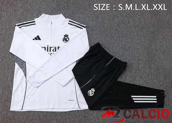 Insieme Tuta Calcio Real Madrid Bianco 2025/2026