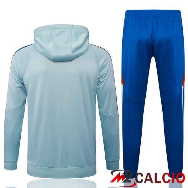 Tuta Calcio - Felpa Con Cappuccio Spagna Verde 2025/2026