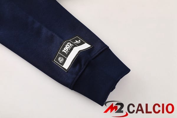 Tuta Calcio - Felpa Con Cappuccio Real Madrid Blu Reale 2025/2026