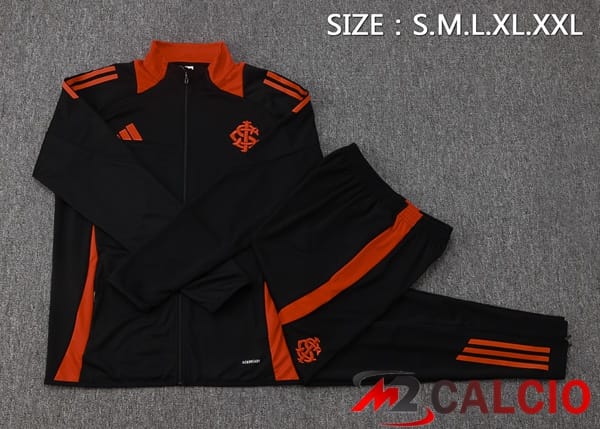 Insieme Tuta Calcio - Giacca SC Internacional Nero 2025/2026