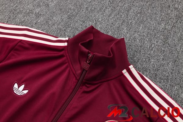 Insieme Tuta Calcio - Giacca Bayern Monaco Rosso 2025/2026