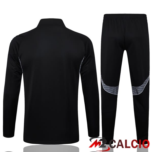 Insieme Tuta Calcio - Giacca Real Madrid Nero 2025/2026