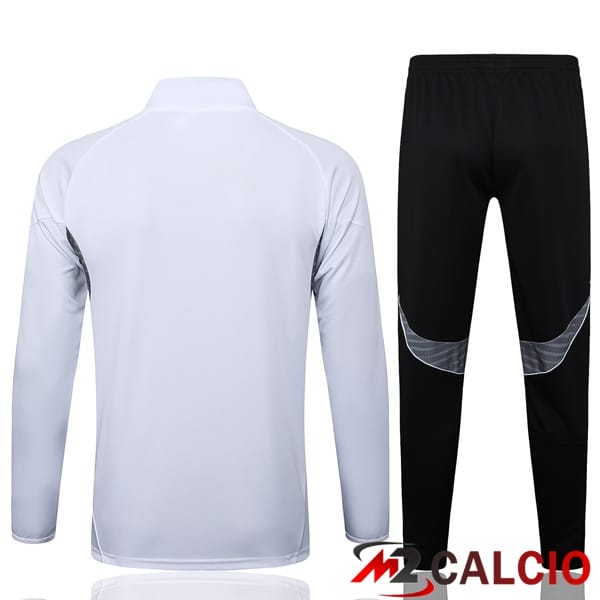 Insieme Tuta Calcio - Giacca Real Madrid Bianco 2025/2026