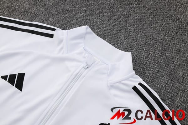 Insieme Tuta Calcio - Giacca Real Madrid Bianco 2025/2026