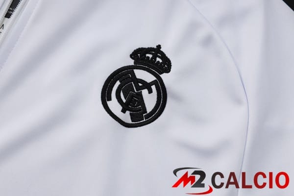 Insieme Tuta Calcio - Giacca Real Madrid Bianco 2025/2026
