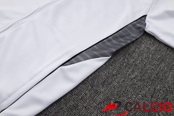 Insieme Tuta Calcio - Giacca Real Madrid Bianco 2025/2026