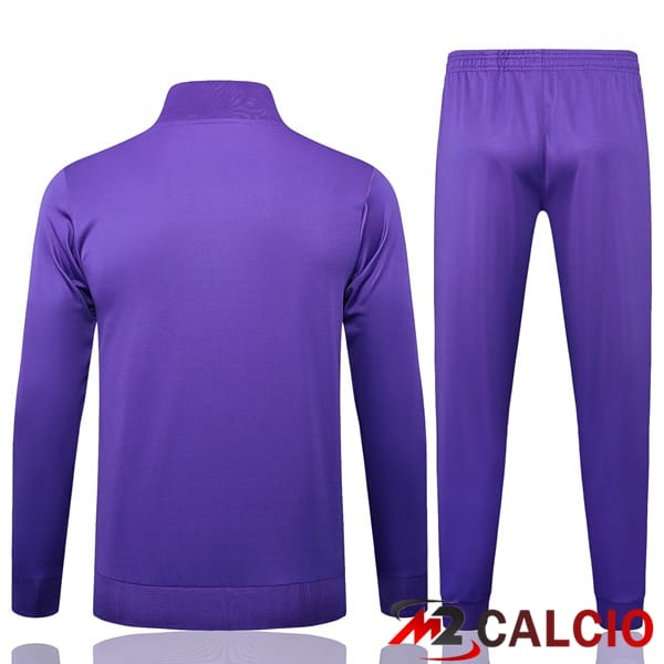 Insieme Tuta Calcio - Giacca Real Madrid Viola 2025/2026