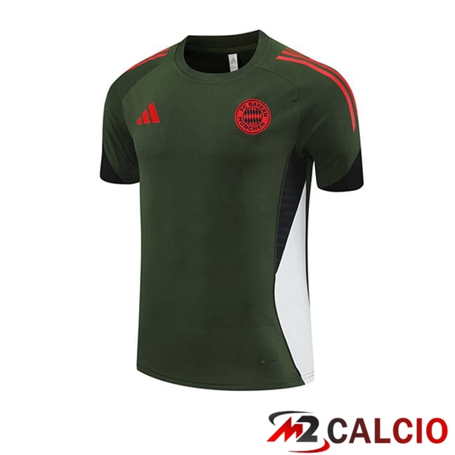 Maglie Calcio Personalizzate,Tute Calcio Squadre,Maglia Nazionale Italiana Calcio | T Shirt Allenamento Bayern Monaco Verde 2025/2026