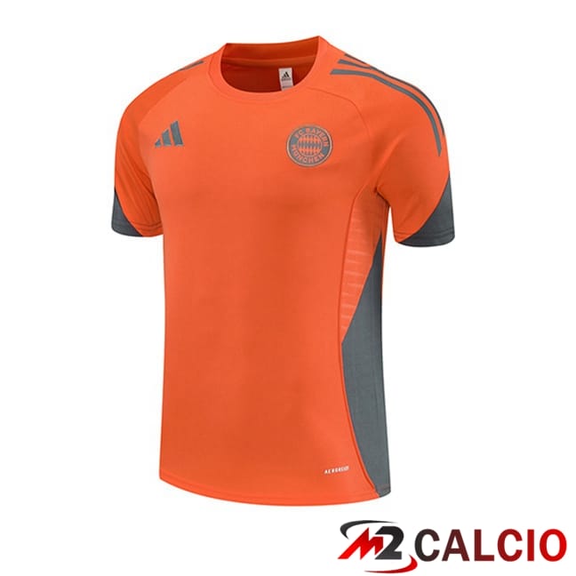 Maglie Calcio Personalizzate,Tute Calcio Squadre,Maglia Nazionale Italiana Calcio | T Shirt Allenamento Bayern Monaco Arancia 2025/2026