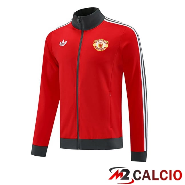 Maglie Calcio Personalizzate,Tute Calcio Squadre,Maglia Nazionale Italiana Calcio | Giacca Calcio Manchester United Rosso 2025/2026