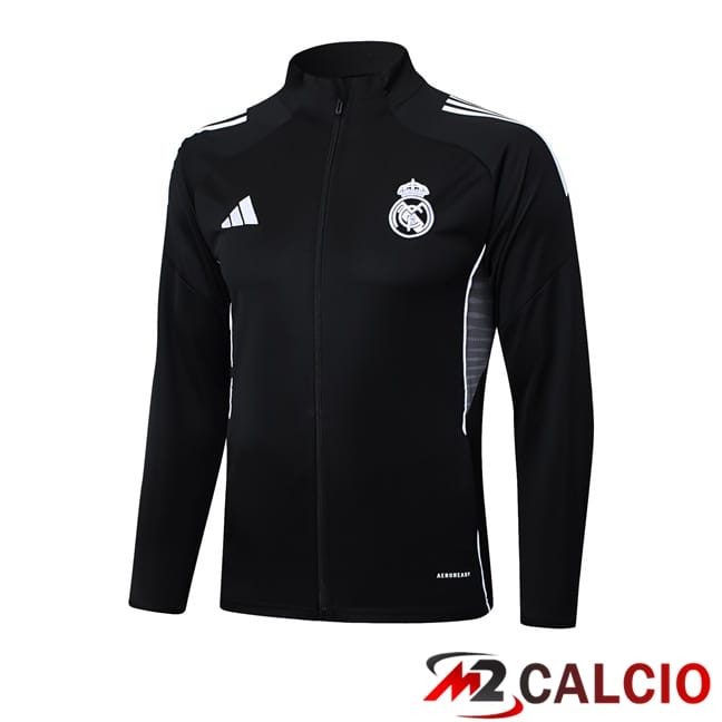 Maglie Calcio Personalizzate,Tute Calcio Squadre,Maglia Nazionale Italiana Calcio | Giacca Calcio Real Madrid Nero 2025/2026