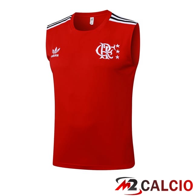 Maglie Calcio Personalizzate,Tute Calcio Squadre,Maglia Nazionale Italiana Calcio | Canotta Allenamento Flamengo Rosso 2025/2026