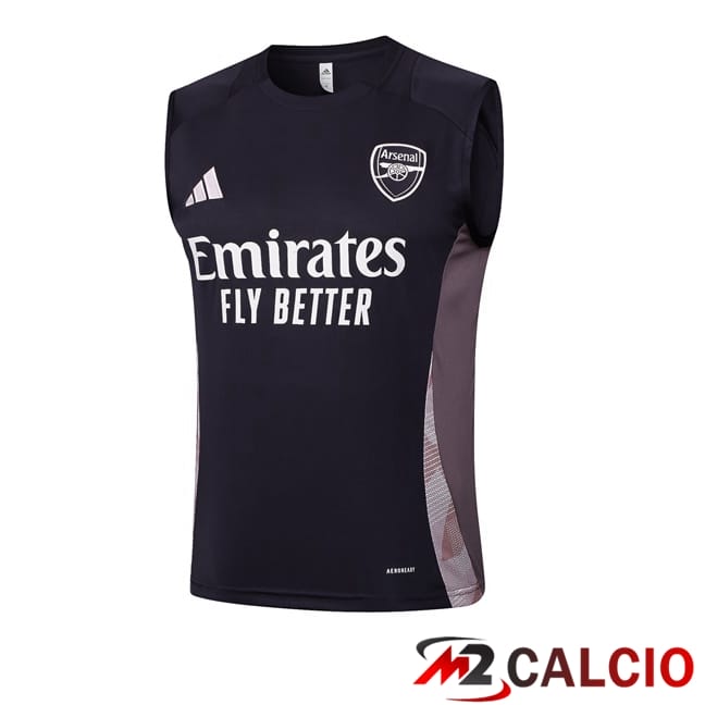 Maglie Calcio Personalizzate,Tute Calcio Squadre,Maglia Nazionale Italiana Calcio | Canotta Allenamento Arsenal Grigio 2025/2026