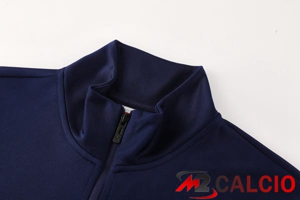 Insieme Tuta Calcio - Giacca Marsiglia OM Blu Reale 2025/2026