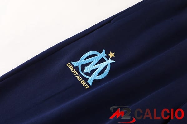 Insieme Tuta Calcio - Giacca Marsiglia OM Blu Reale 2025/2026