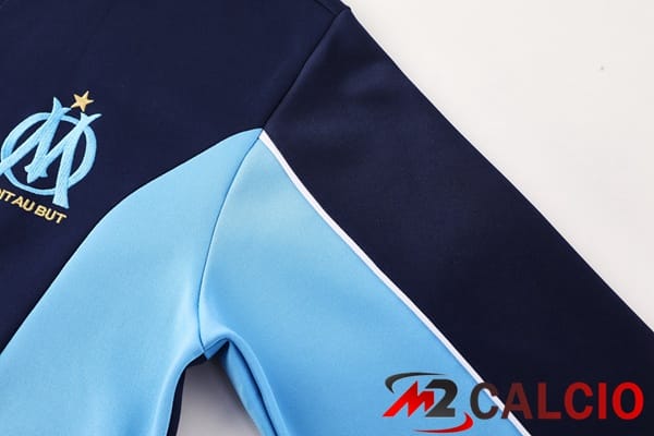 Insieme Tuta Calcio - Giacca Marsiglia OM Blu Reale 2025/2026