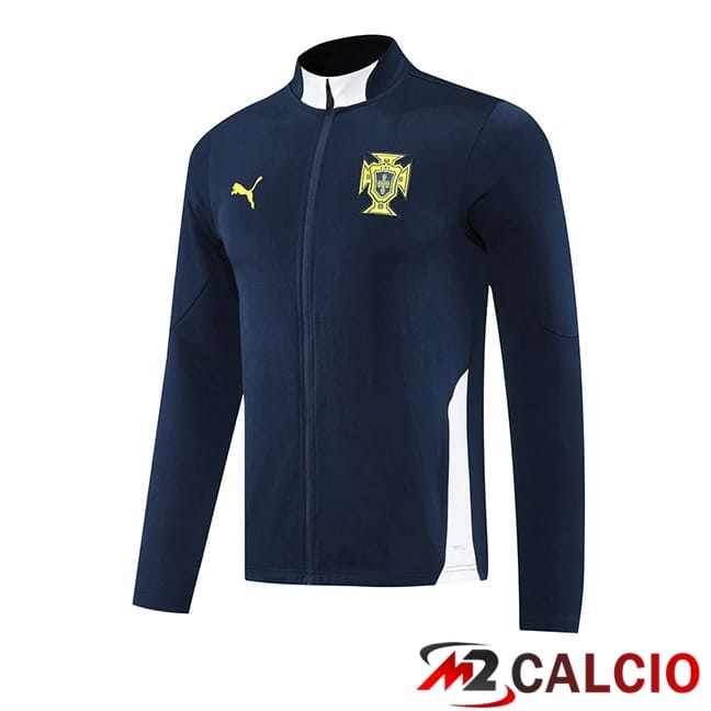 Maglie Calcio Personalizzate,Tute Calcio Squadre,Maglia Nazionale Italiana Calcio | Giacca Calcio Portogallo Blu Reale 2025/2026