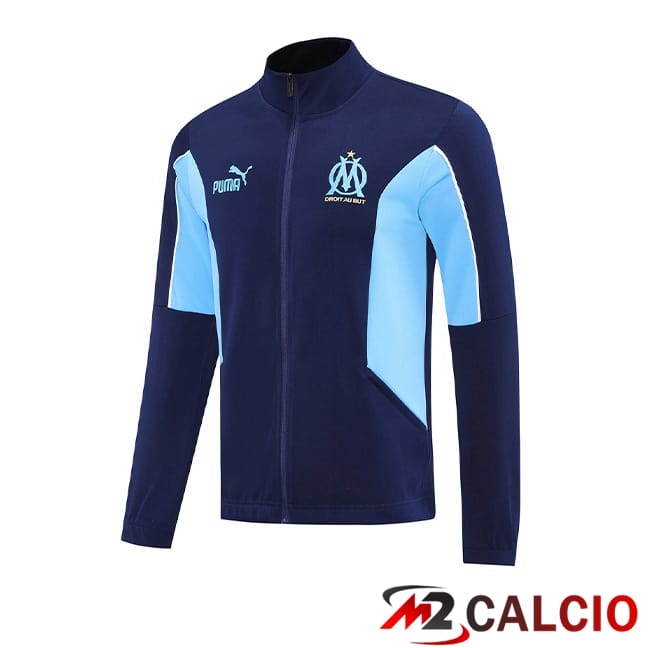 Maglie Calcio Personalizzate,Tute Calcio Squadre,Maglia Nazionale Italiana Calcio | Giacca Calcio Marsiglia OM Blu Reale 2025/2026