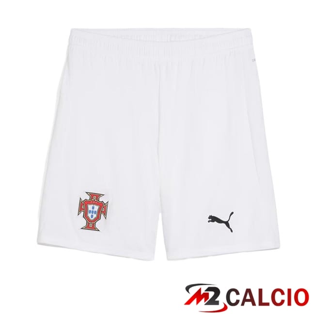 Maglie Calcio Personalizzate,Tute Calcio Squadre,Maglia Nazionale Italiana Calcio | Pantaloncini Calcio Portogallo Seconda Bianco 2025/2026
