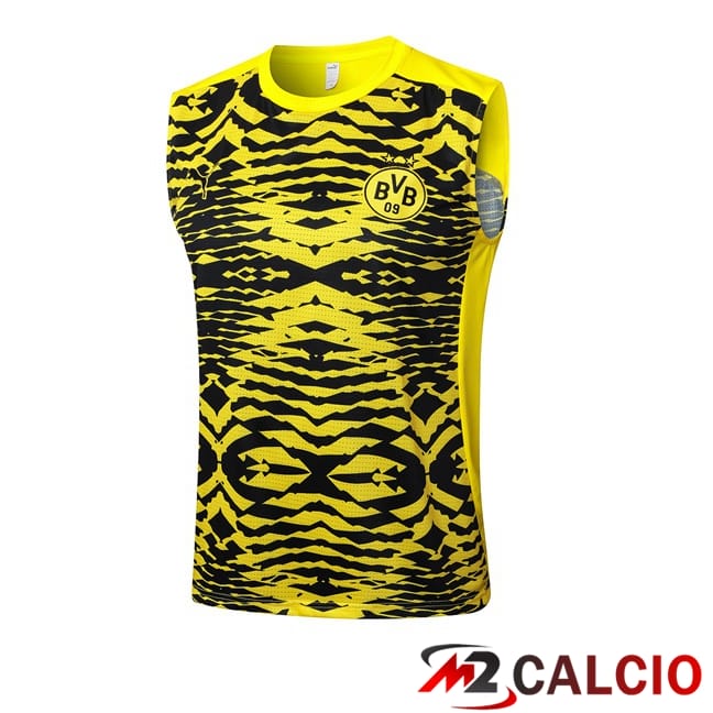 Maglie Calcio Personalizzate,Tute Calcio Squadre,Maglia Nazionale Italiana Calcio | Canotta Allenamento Dortmund BVB Giallo Nero 2025/2026