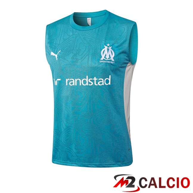 Maglie Calcio Personalizzate,Tute Calcio Squadre,Maglia Nazionale Italiana Calcio | Canotta Allenamento Marsiglia OM Blu 2025/2026