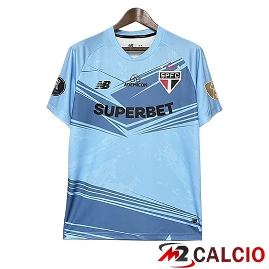 Maglie Calcio Personalizzate,Tute Calcio Squadre,Maglia Nazionale Italiana Calcio | Maglie Calcio Sao Paulo Portiere Blu 2025/2026