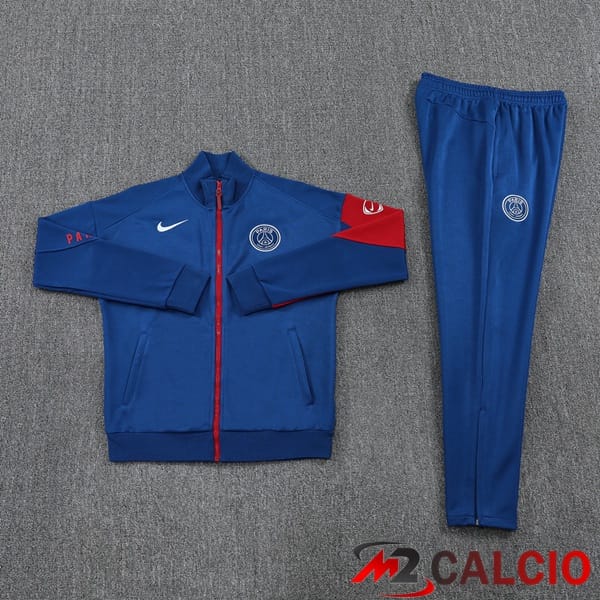 Insieme Tuta Calcio - Giacca Paris PSG Blu 2025/2026