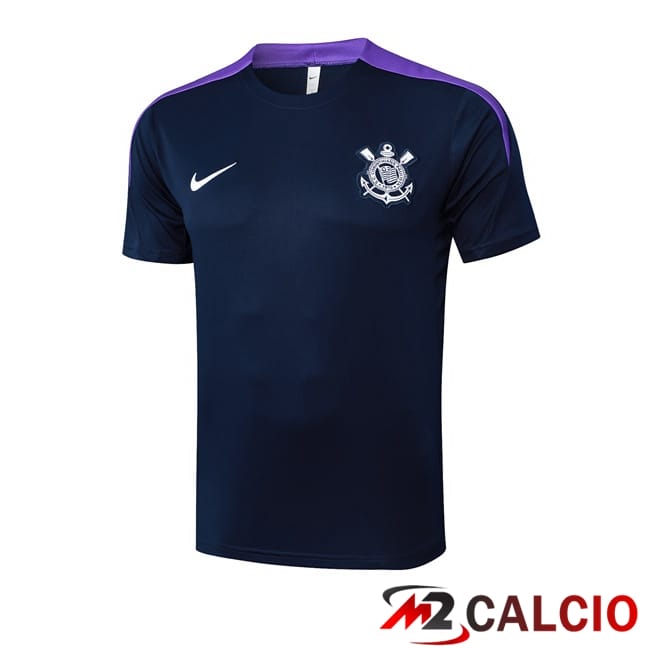 Maglie Calcio Personalizzate,Tute Calcio Squadre,Maglia Nazionale Italiana Calcio | T Shirt Allenamento Corinthians Blu Reale 2025/2026