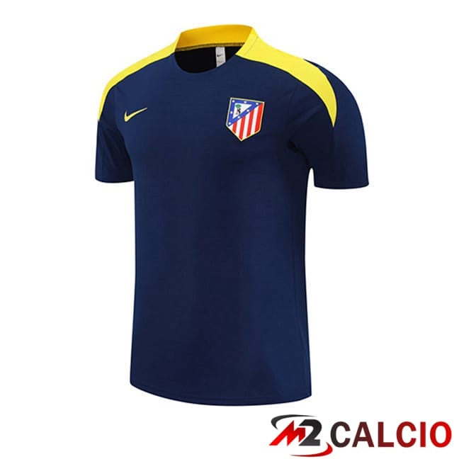 Maglie Calcio Personalizzate,Tute Calcio Squadre,Maglia Nazionale Italiana Calcio | T Shirt Allenamento Atletico Madrid Blu Reale 2025/2026