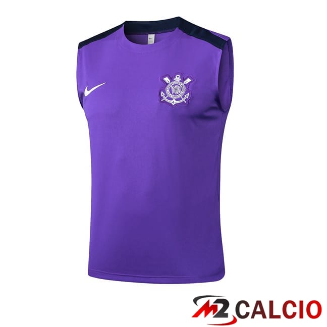 Maglie Calcio Personalizzate,Tute Calcio Squadre,Maglia Nazionale Italiana Calcio | Canotta Allenamento Corinthians Viola 2025/2026