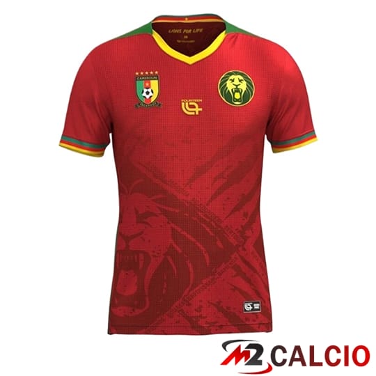 Maglie Calcio Personalizzate,Tute Calcio Squadre,Maglia Nazionale Italiana Calcio | Maglie Calcio Camerun Seconda 2025/2026