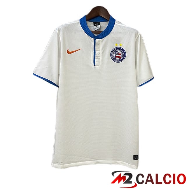 Maglie Calcio Personalizzate,Tute Calcio Squadre,Maglia Nazionale Italiana Calcio | Maglie Calcio EC Bahia Retro Prima Bianco 2013-2014