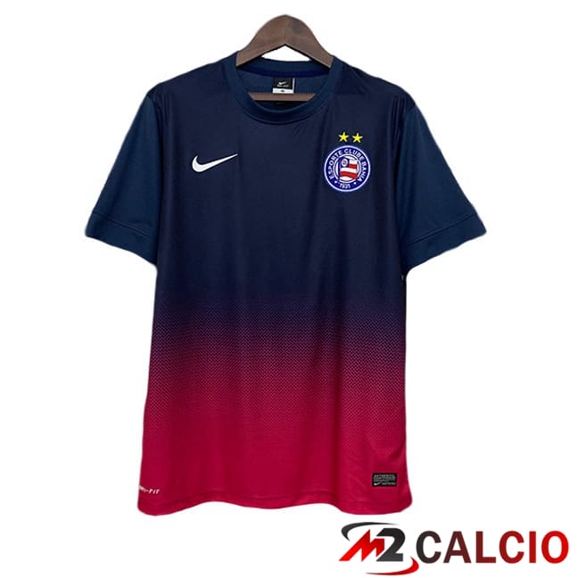 Maglie Calcio Personalizzate,Tute Calcio Squadre,Maglia Nazionale Italiana Calcio | Maglie Calcio EC Bahia Retro Seconda Blu Reale Rosso 2013-2014