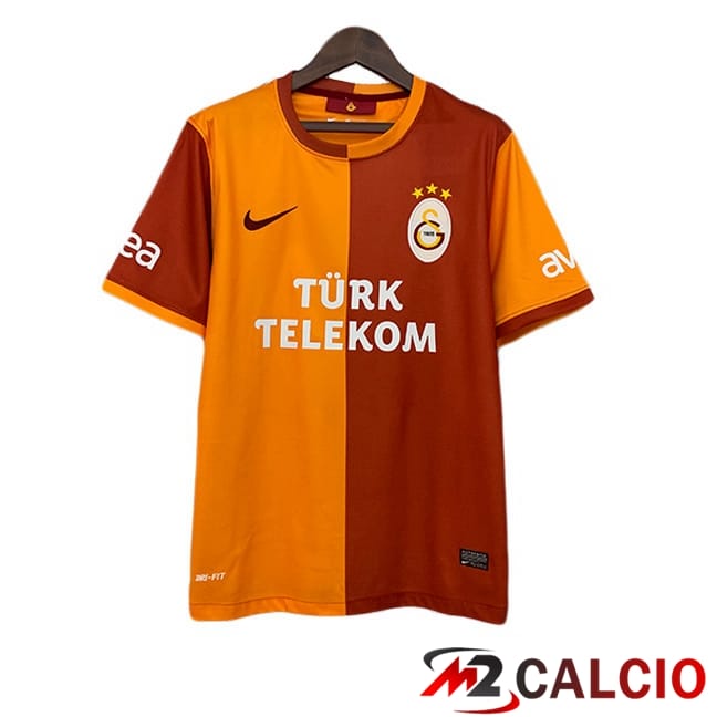 Maglie Calcio Personalizzate,Tute Calcio Squadre,Maglia Nazionale Italiana Calcio | Maglie Calcio Galatasaray SK Retro Prima Giallo 2013-2014