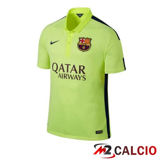 Maglie Calcio Personalizzate,Tute Calcio Squadre,Maglia Nazionale Italiana Calcio | Maglie Calcio FC Barcellona Retro Terza Verde 2014-2015